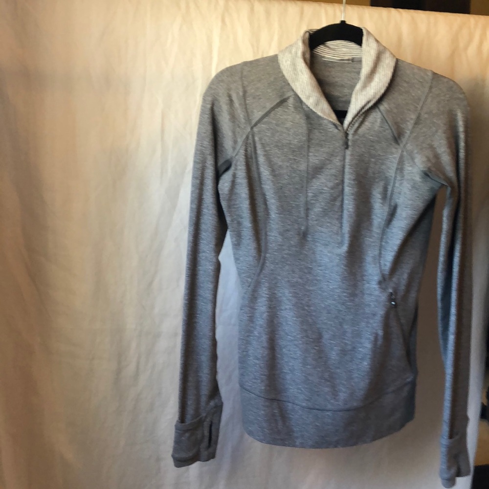Lululemon 3/4 zip cowlneck pullover